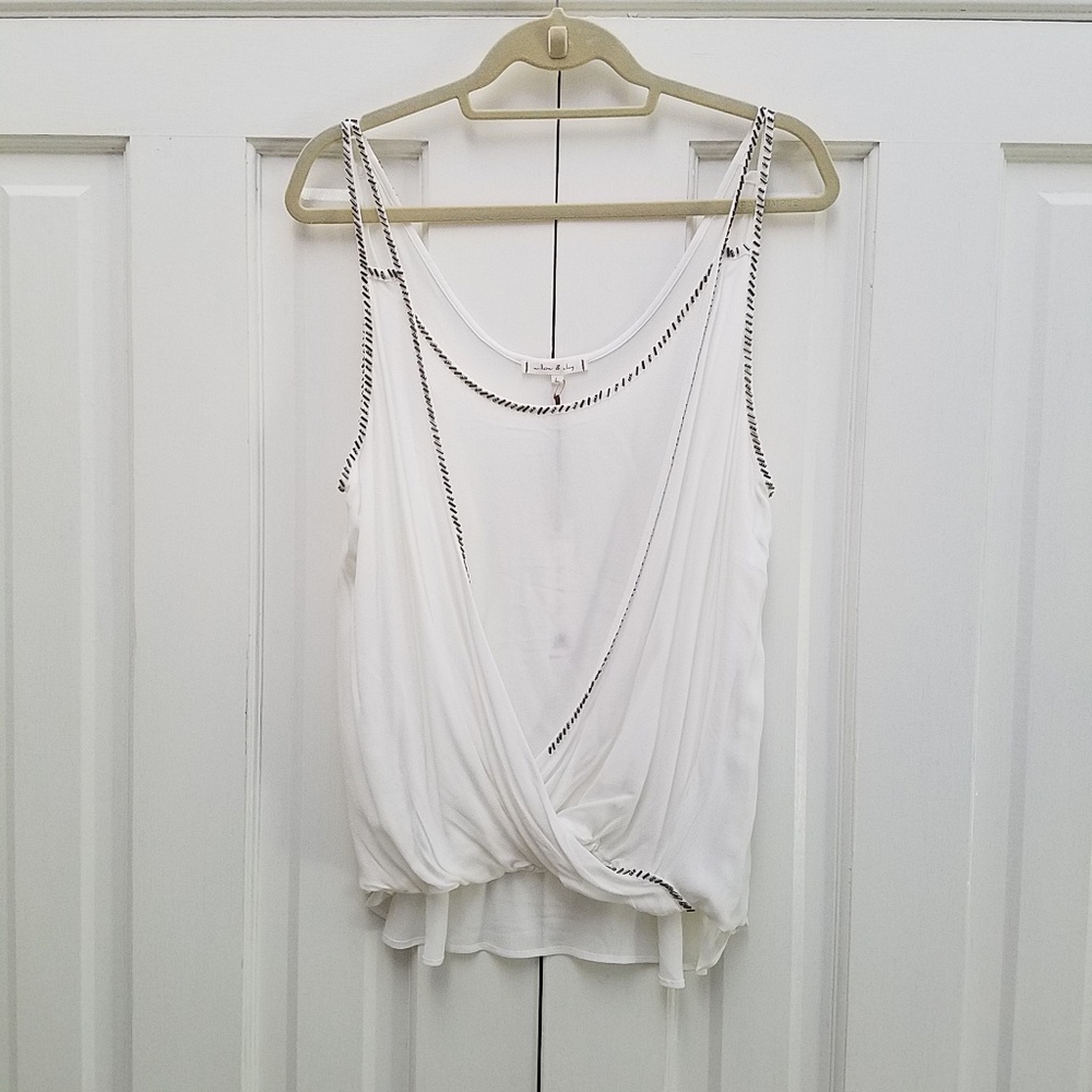 Willow & Clay Drape Front Tank Top
